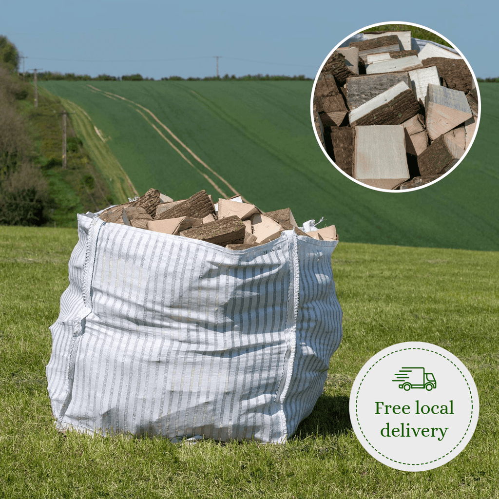 Seasoned Hardwood Firewood Logs – 8" Loose Logs Dorset